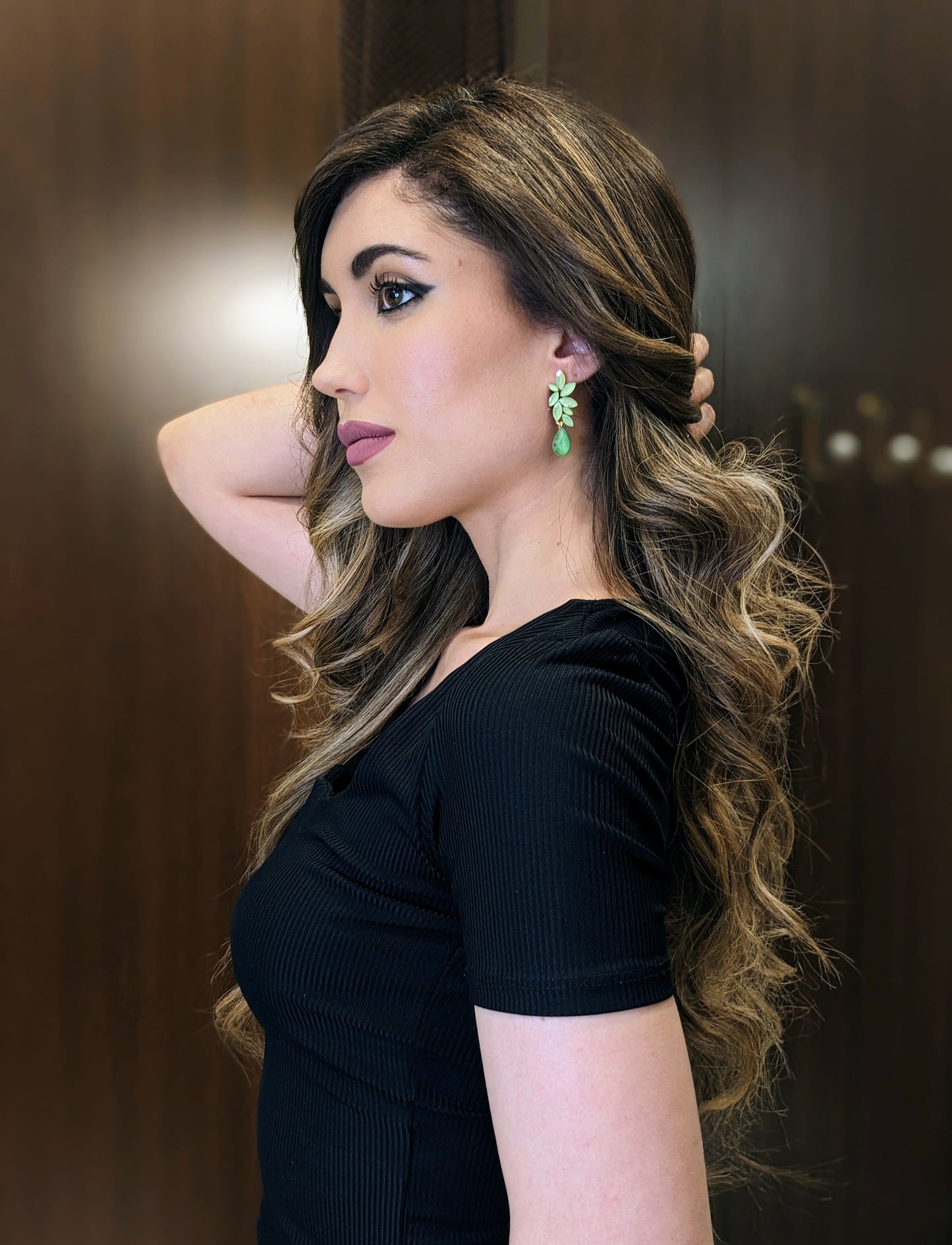 Pendientes Hojas en Lágrima