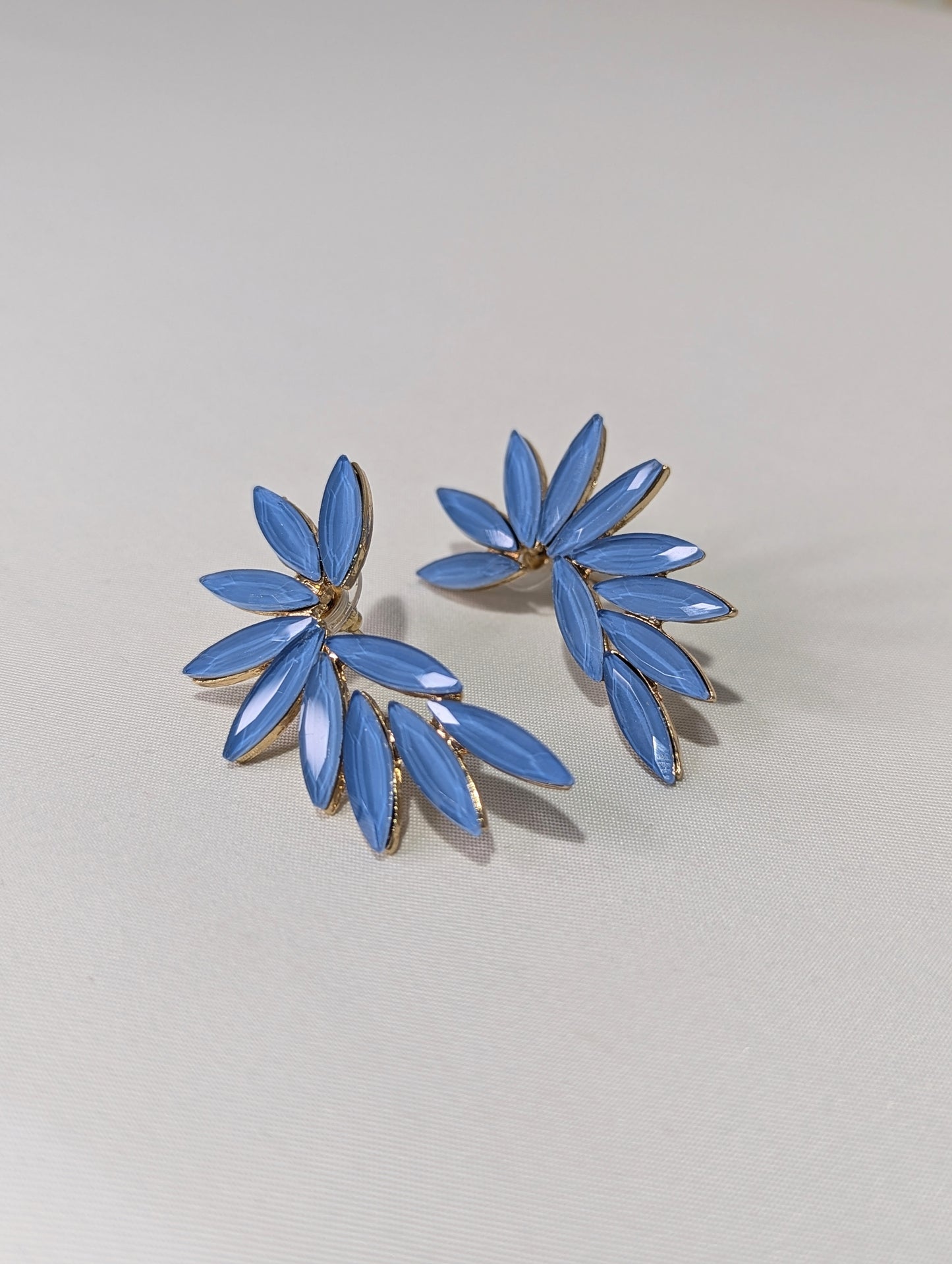 Pendientes Alas Cristal Celeste