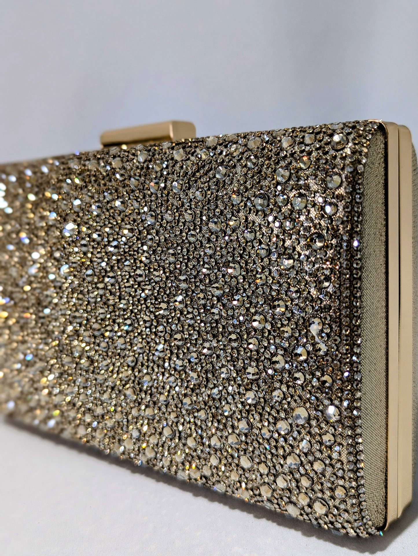 Bolso Nova de Pedrería Dorada|Bolsos