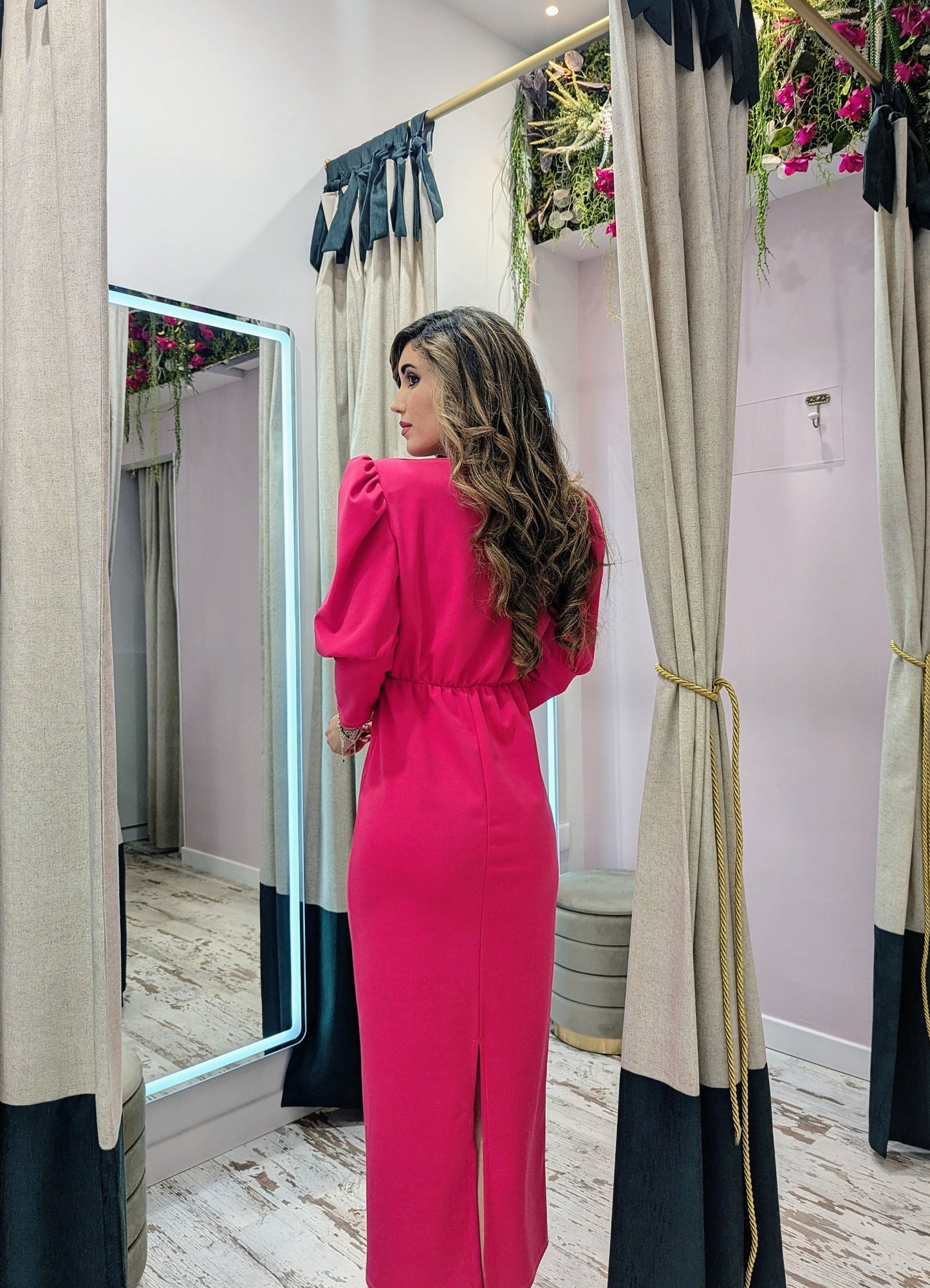Vestido Midi Rose |Vestido de Evento