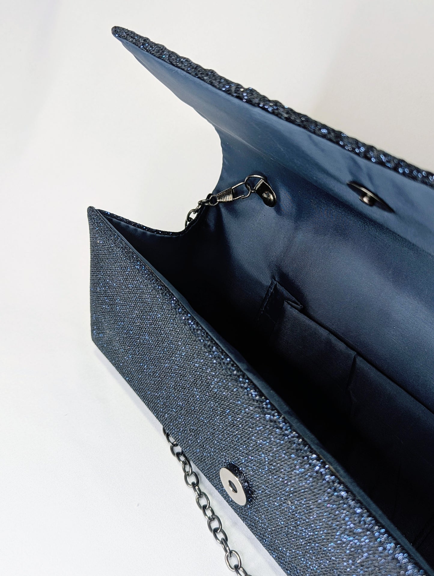 Bolso Brillos Marino