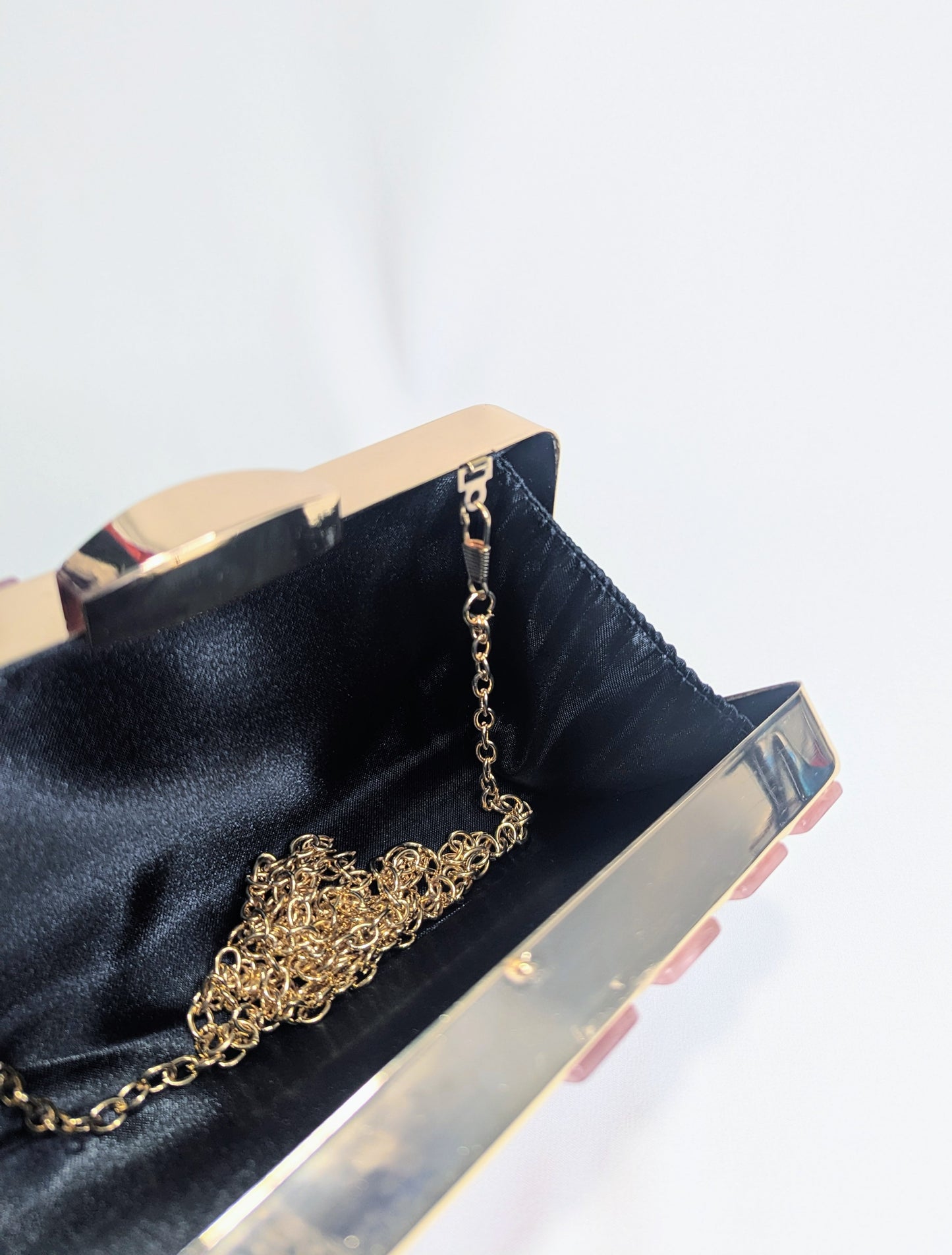 Bolso Nácar Oro Rosa