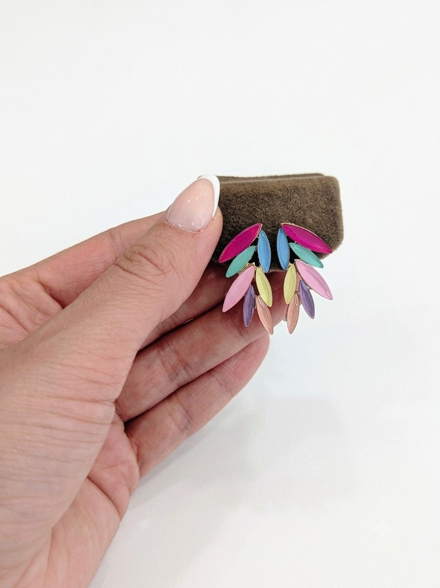 Pendientes Multicolor Hoja