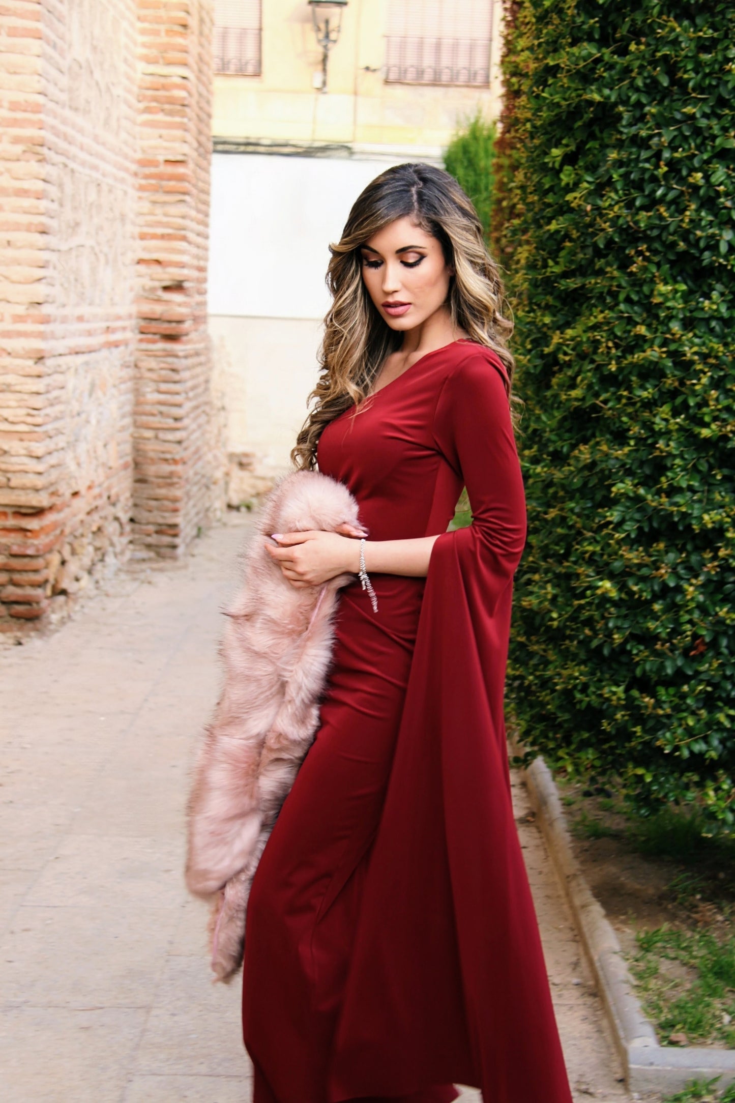 Vestido Dione Granate |Vestido de Evento