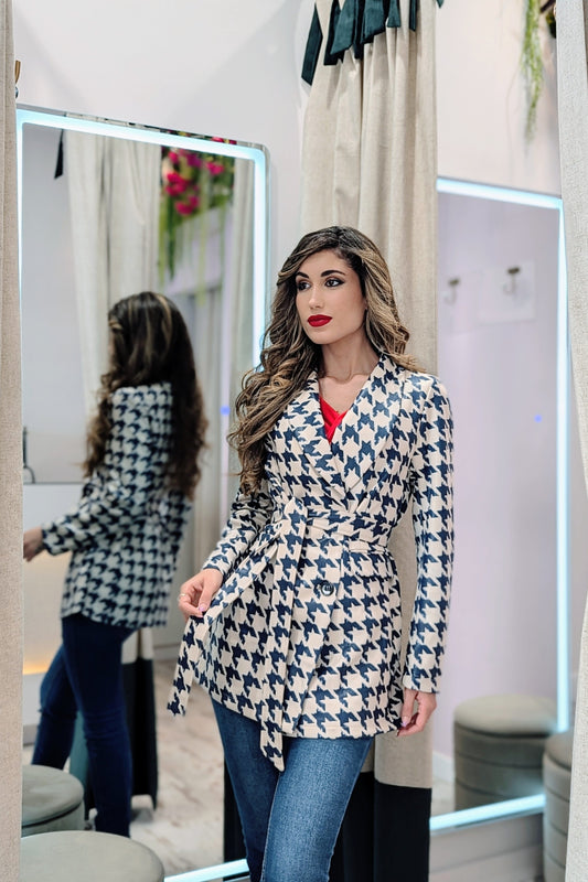 Americana Lazo Pata de Gallo |Otoño-Invierno