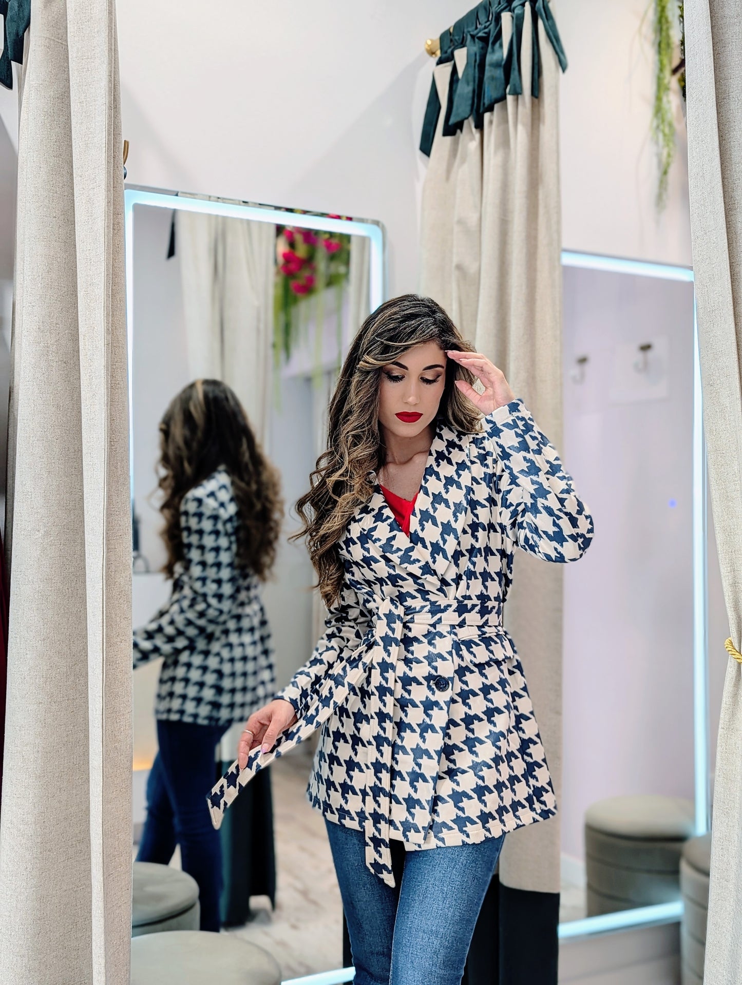 Americana Lazo Pata de Gallo |Otoño-Invierno