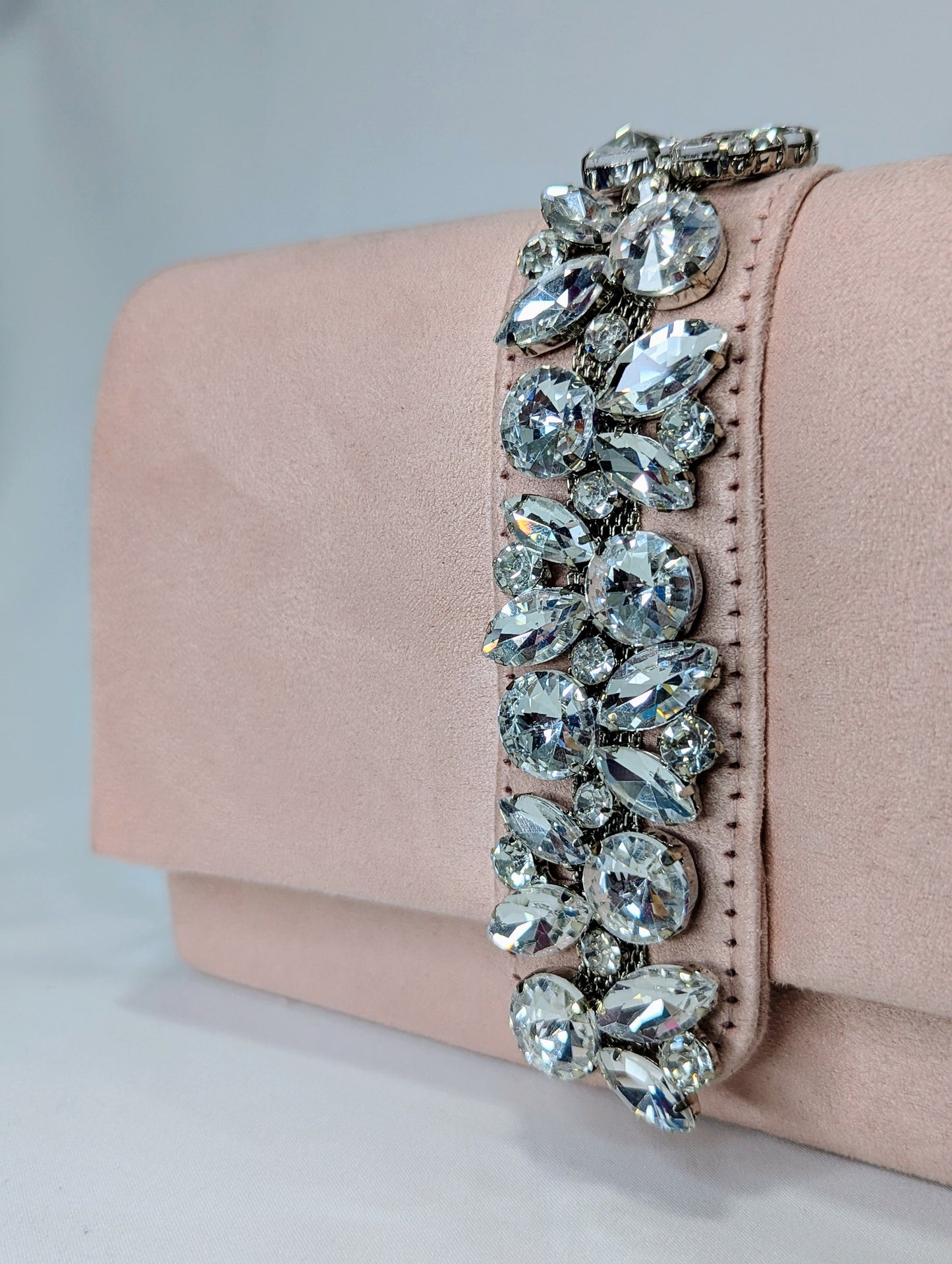 Bolso Pedrería Rosa Palo