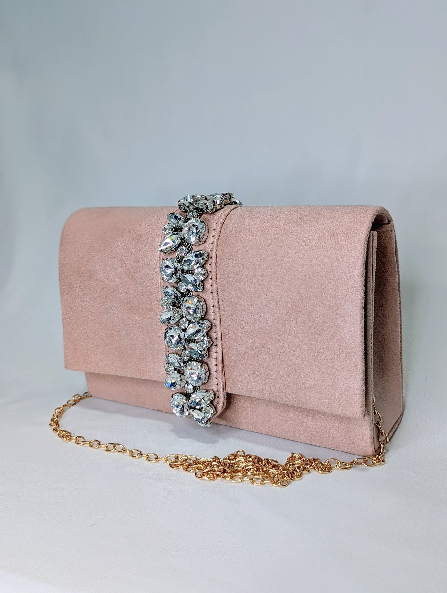 Bolso Pedrería Rosa Palo