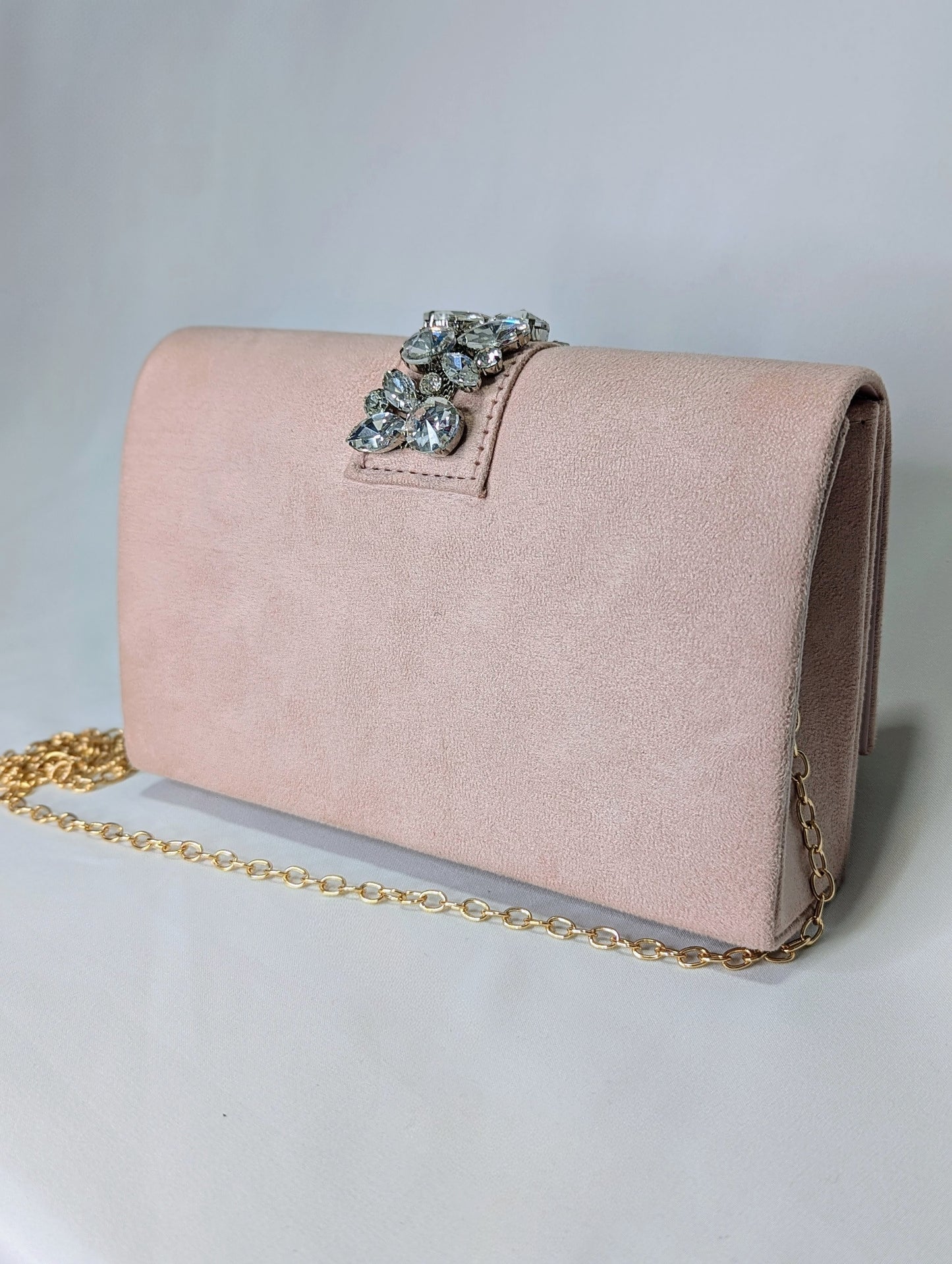 Bolso Pedrería Rosa Palo