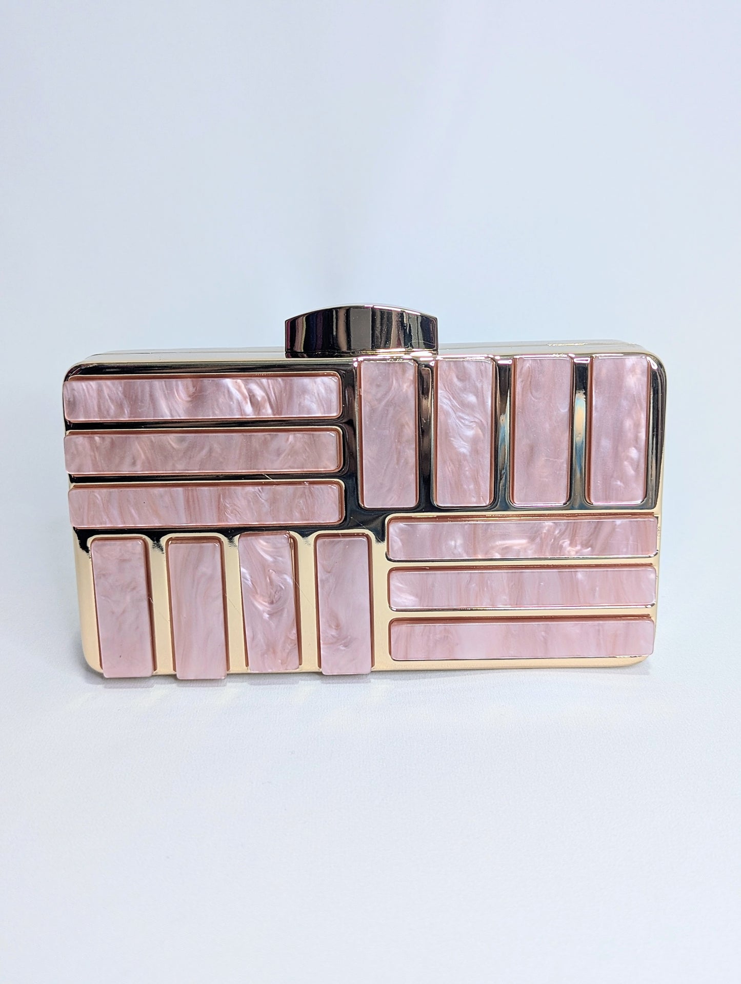 Bolso Nácar Oro Rosa